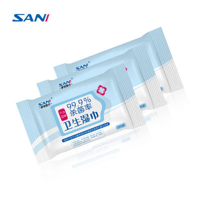 180x180mm एंटी बैक्टीरिया वेट वाइप नॉन वेवन वेट टिश्यू पेपर